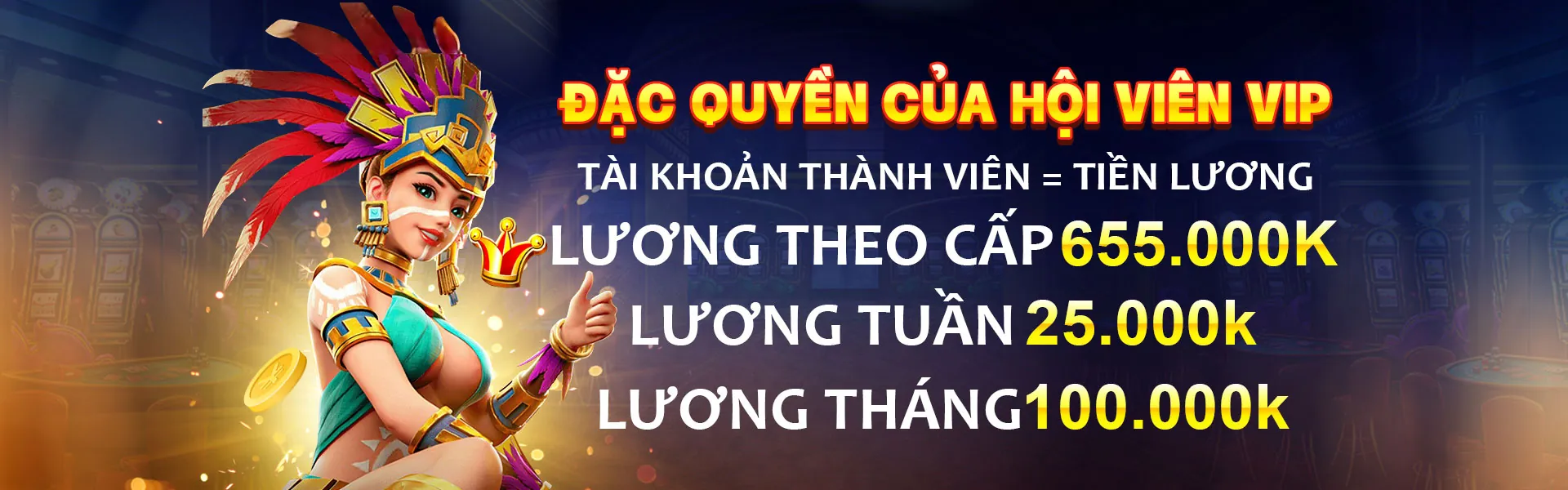 Máy đánh bạc với ưu đãi 100vip khuyến mãi